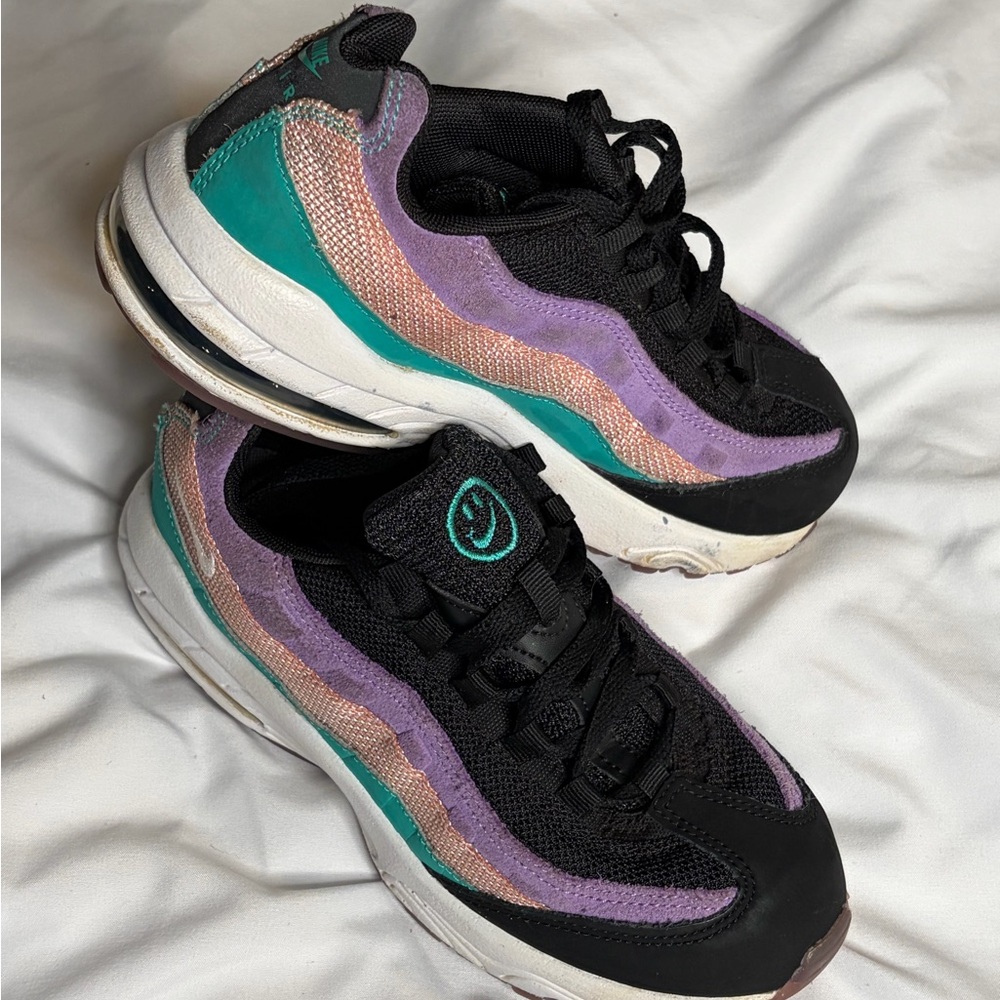 Nike Kids Sneakers Black Purple Teal